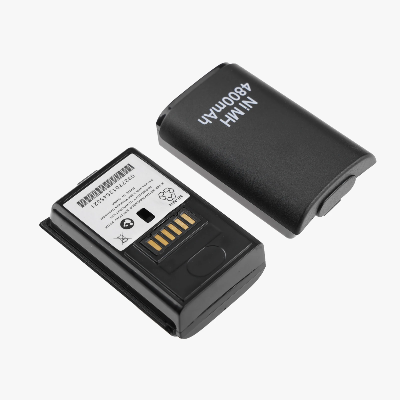 Batería recargable de 4800mAh con 1 Cable de carga + base de carga para mando inalámbrico Xbox 360, 2 uds. - imagen 5