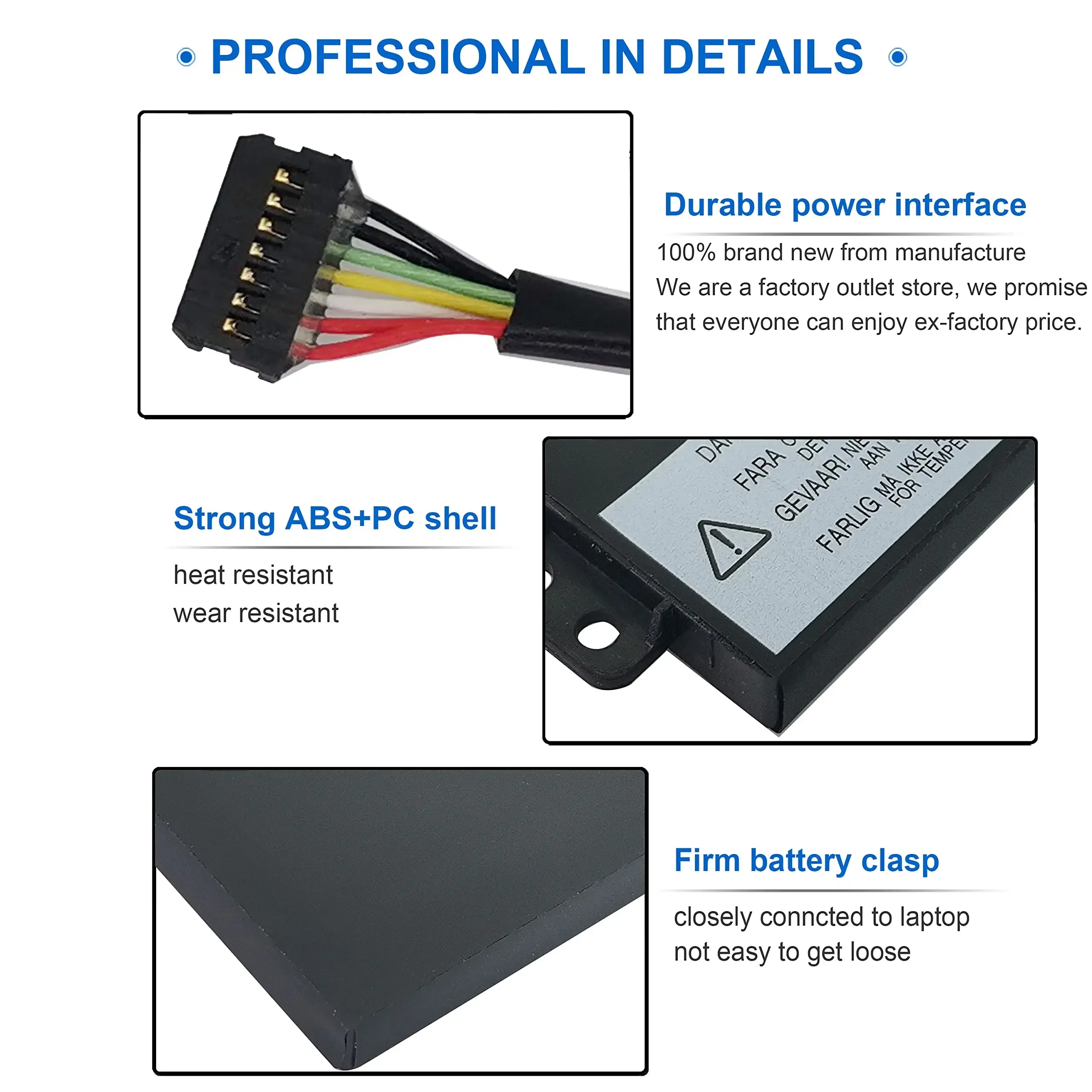 SKOWER Batería Interna para Lenovo ThinkPad T470/T480 - imagen 3