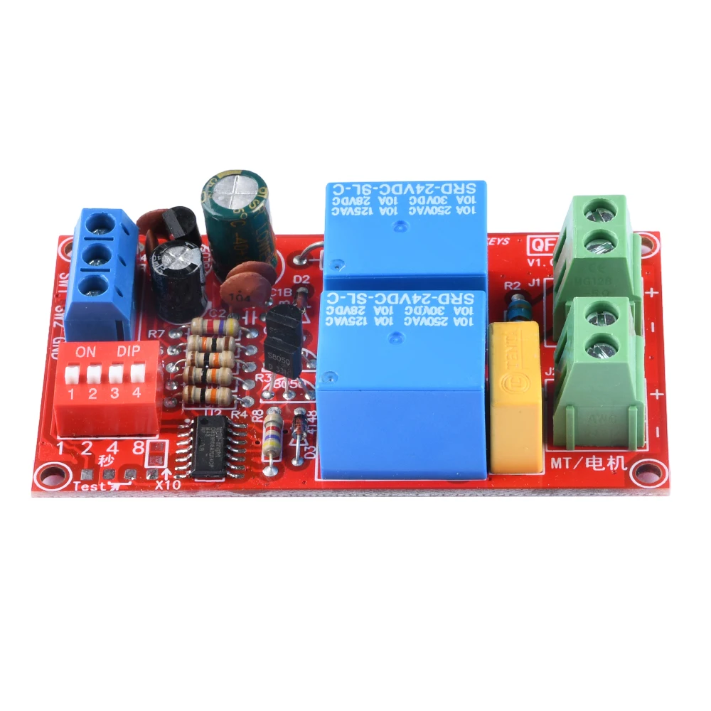 Módulo de relé de avance y retroceso de Motor CC de conmutación de potencia de 5V/12V/24V 10A para Motor de varilla de empuje eléctrica de válvula solenoide - imagen 3