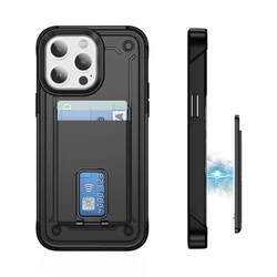 Tarjetero magnético transparente MagSafe para iPhone y Samsung Galaxy
