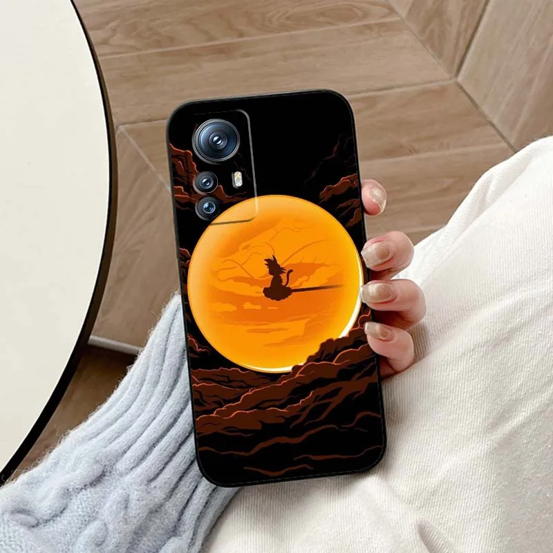 Cool d-dragons b-balls funda de teléfono de Anime para Xiaomi Mi 15 14 13 13T 12 12T 12S 11 11i 11T Pro Ultra Lite 5G funda suave negra - imagen 2
