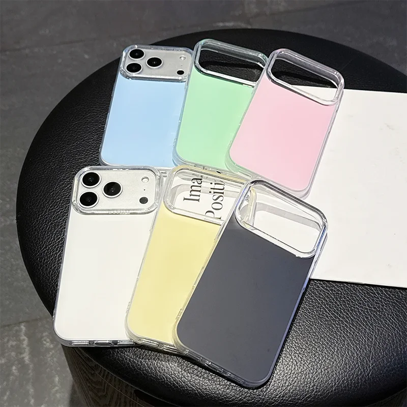 Funda rígida híbrida de Color caramelo de lujo para iPhone 17 Air 17 17 Pro 17 Pro colorida Max mate suave funda ultrafina para PC ﻿ - imagen 2