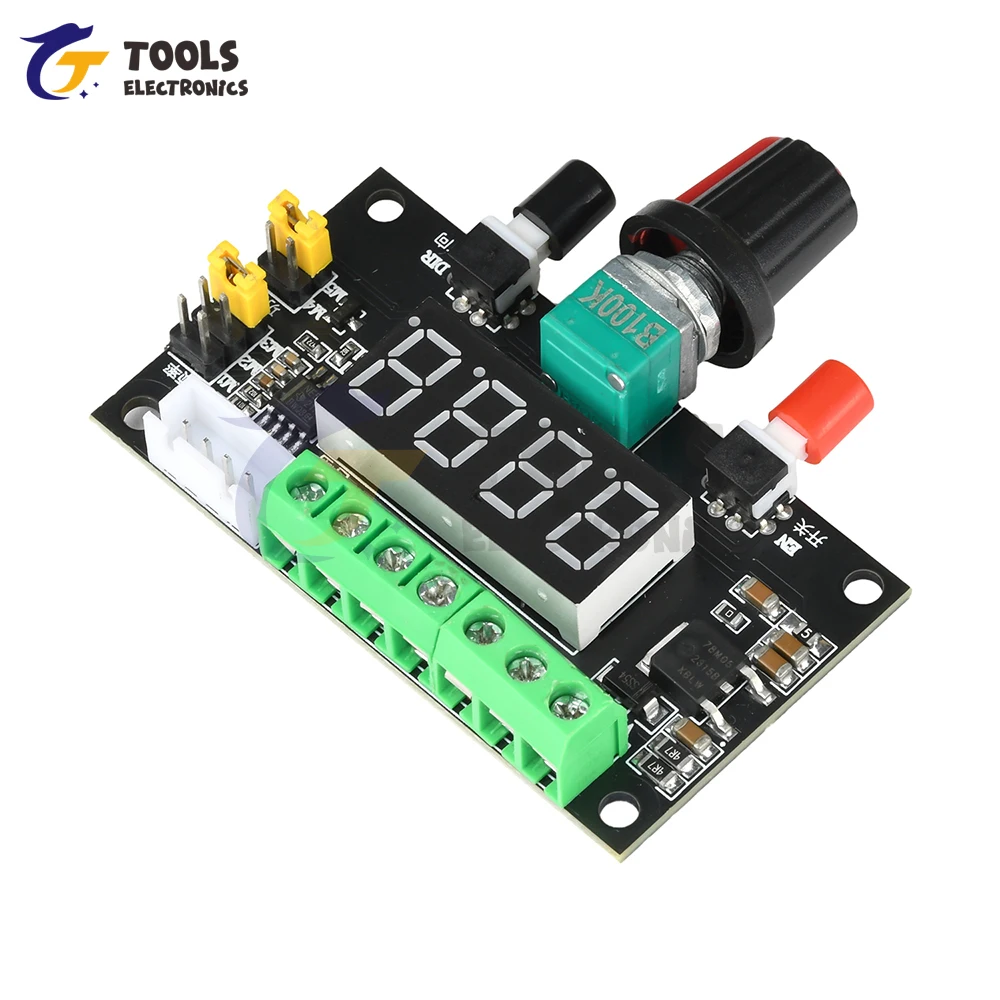 Controlador de motor paso a paso de 12V 24V con generador de señal de pulso PWM, rotación reversible y control de velocidad para automatización - imagen 5