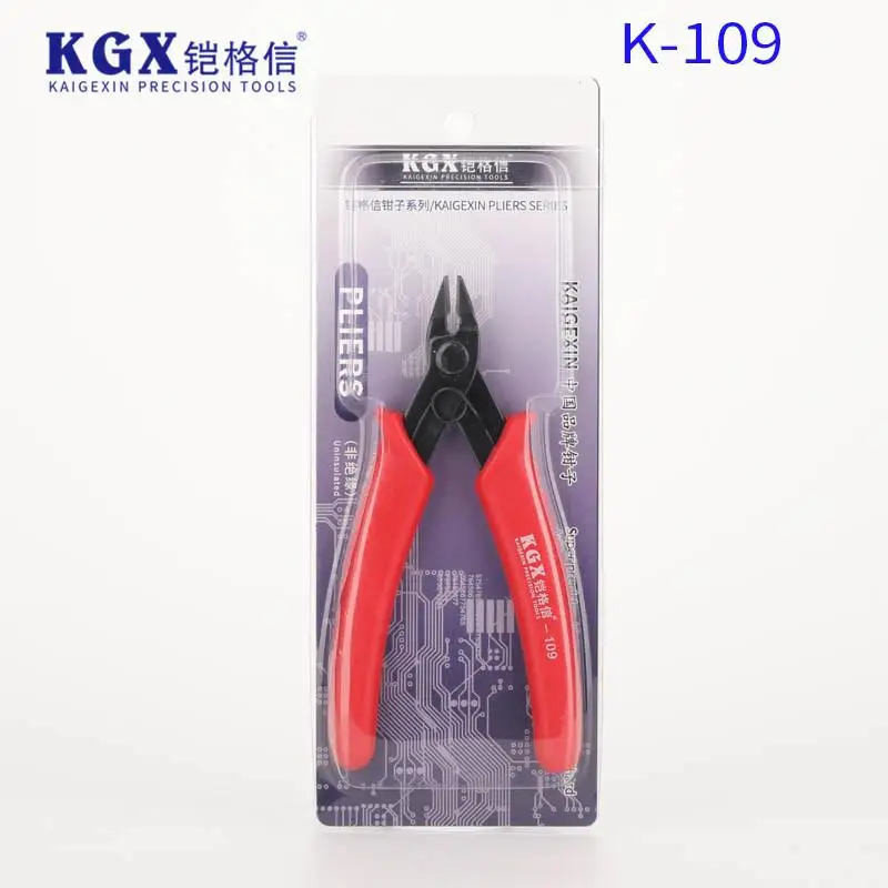 KAIGEXIN K-109 alicates diagonales para reparación de teléfonos móviles placa base PCB Chip componente electrónico alicates de corte de sujeción herramienta - imagen 2
