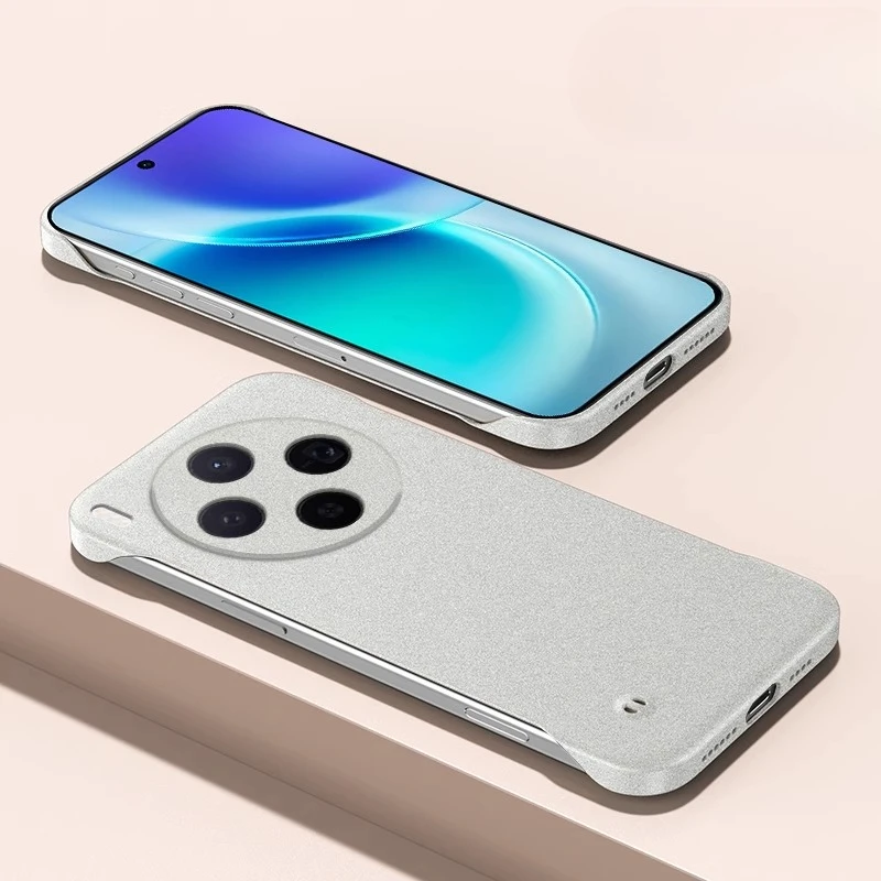 Funda para vivo X300 Pro, funda a prueba de golpes de piedra arenisca sin marco para VIVO X300 X300Pro, cubierta protectora de lente de PC dura ultrafina - imagen 2