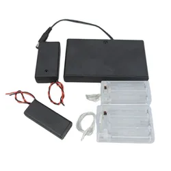 Caja Almacenamiento Pilas AA 2/3/4 Ranuras Soporte Reparación DIY