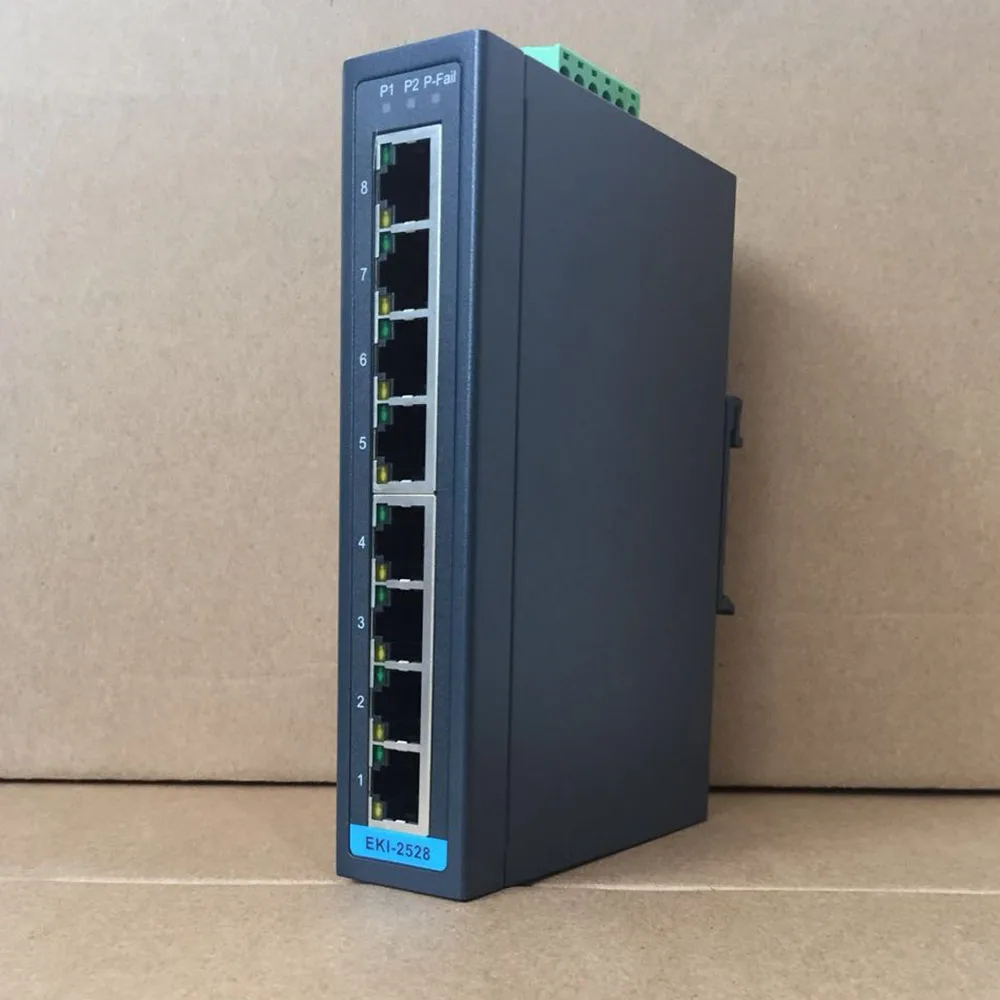 Para conmutador Ethernet Industrial de 8 puertos ADVANTECH EKI-2528 EKI-2528-BE - imagen 2