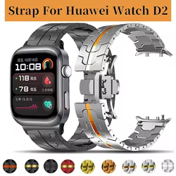 Correa de acero inoxidable para Huawei Watch D2, pulsera reemplazable, correa de Metal, accesorios para Huawei Watch D2