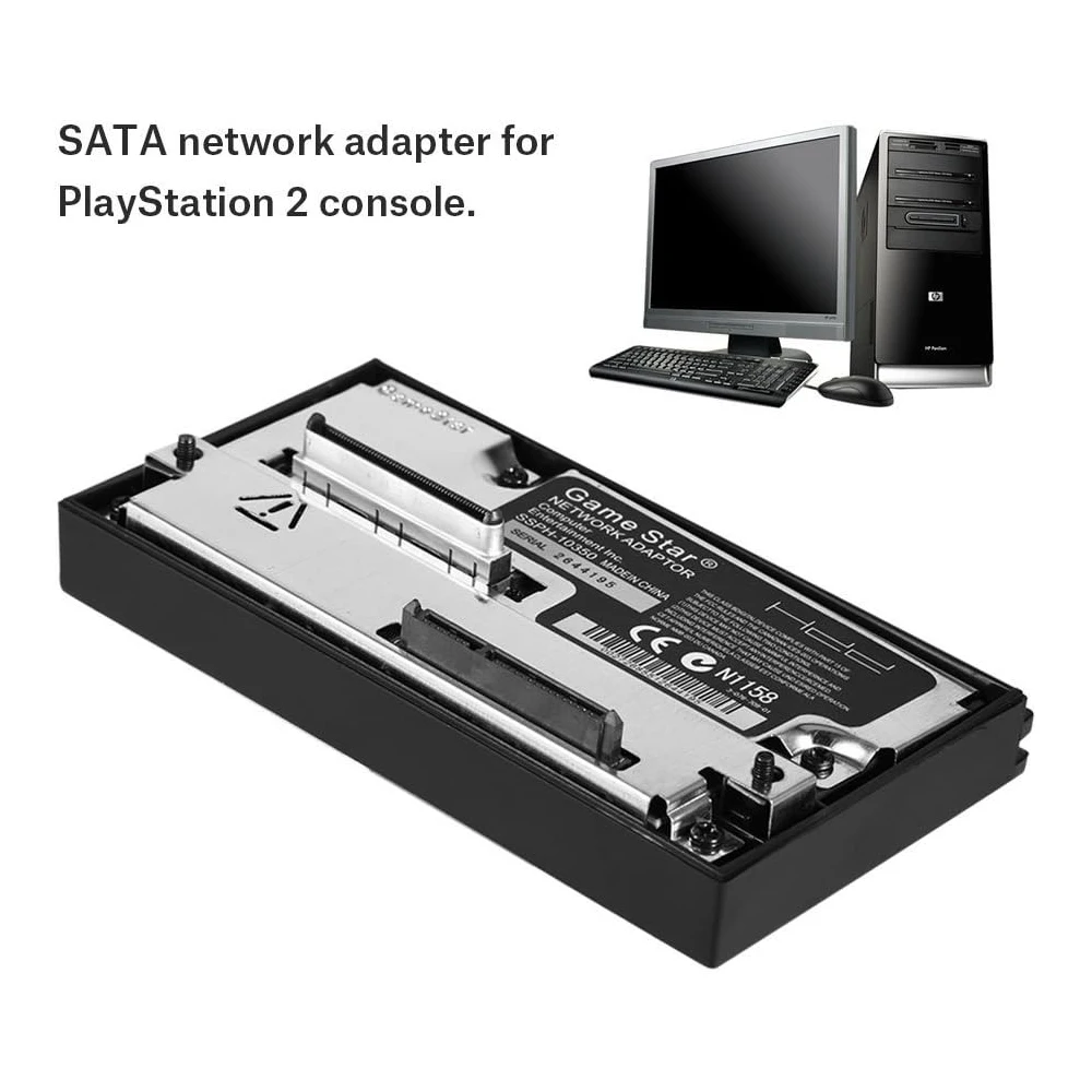 Adaptador de red de interfaz Sata para consola de juegos Sony PS2 Fat, adaptador de disco duro SATA HDD para accesorios de juegos Playstation 2 - imagen 3