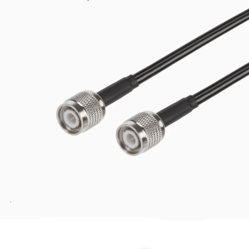 Cable RG58 TNC macho a TNC macho hembra conector Jack conector de ángulo recto RG-58 50-3 Cable de puente pigtail RF - imagen 4