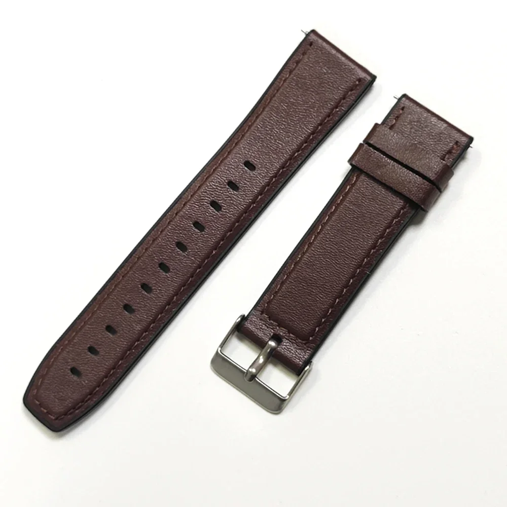 Correa de cuero y silicona de 22mm para Huami Amazfit BALANCE/GTR 4 3 2 2E/GTR, correa de reloj de 47mm para Amazfit Bip 6 5/Stratos 3 2 - imagen 5