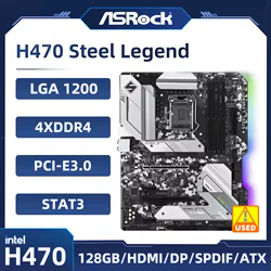 Placa Base ASRock H470 Steel Legend ATX LGA 1200 M.2 NVMe