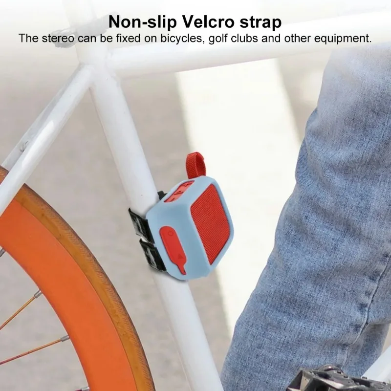 Funda de silicona para altavoz JBL GO4, bolsa de transporte de viaje con correa de montaje para altavoz, funda anticaída para altavoz JBL GO 4 - imagen 2