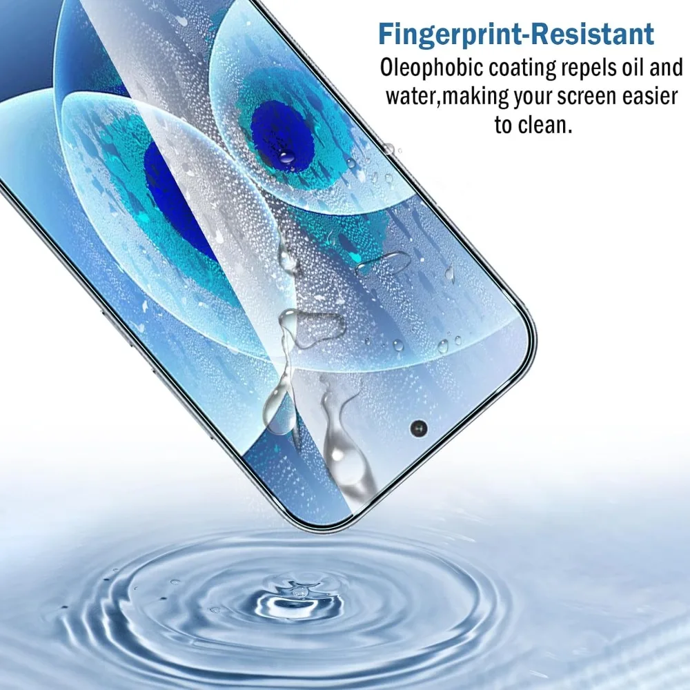 6 en 1 para Xiaomi 17 Pro Max HD pantalla frontal transparente + películas de lente Protector de pantalla de vidrio templado película protectora para Xiaomi 17 Series - imagen 5