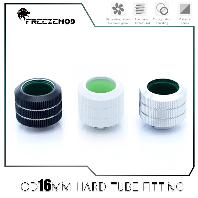 FREEZEMOD 20KG fuerza de tracción OD16MM accesorio de tubería dura para tubería de Metal PETG PMMA, ajuste manual anticaída, conector de refrigeración de PC - imagen 3
