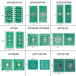 Placa Adaptadora QFN/QFP/LQFP/LGA - Soporte Programador Multiequipo