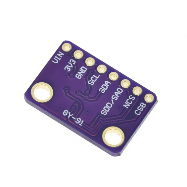 Módulo de sensor de brújula giroscópica de aceleración GY-91 MPU9250+BMP280 3V-5V 10DOF - imagen 3