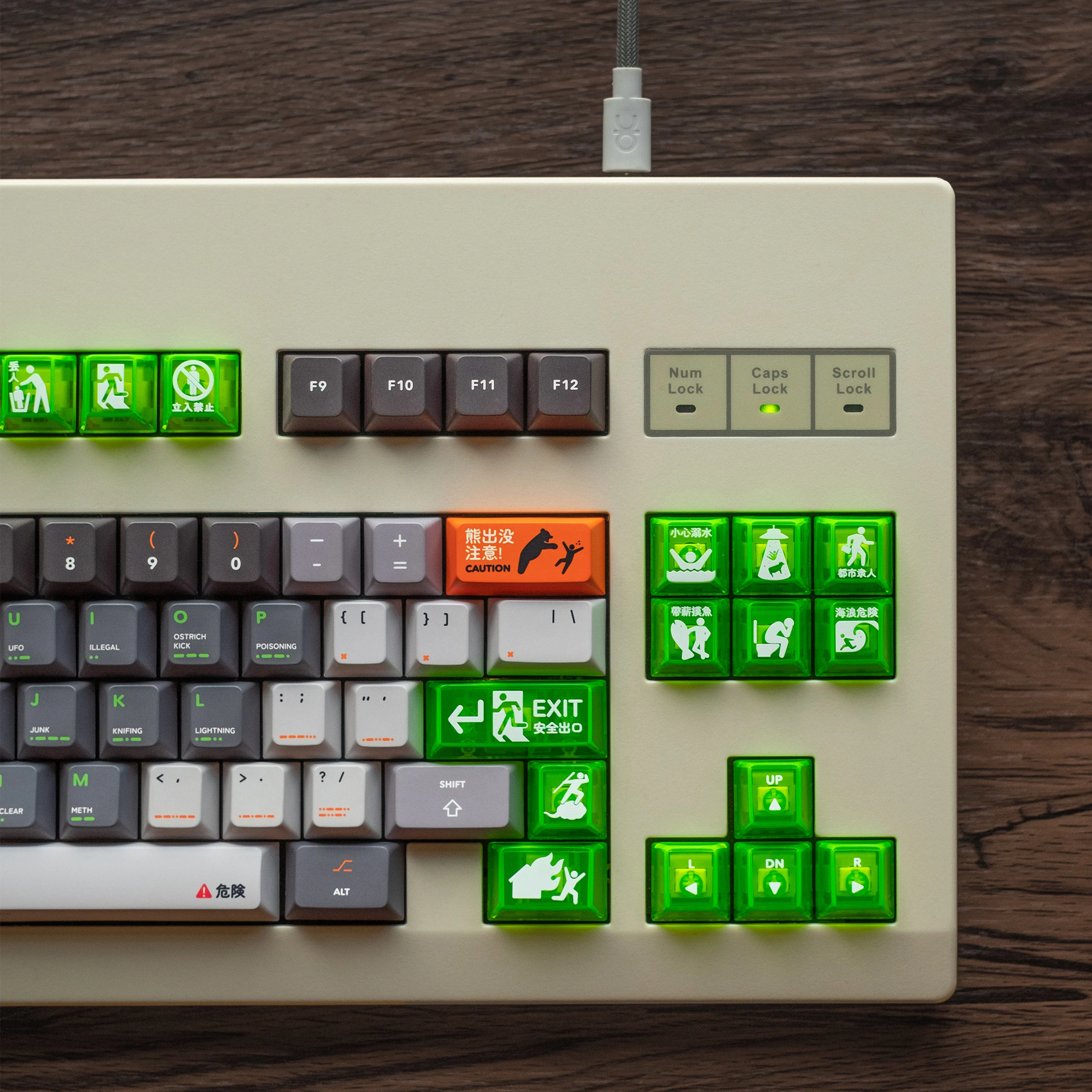 Juego de teclas con tema de viaje de aventura de pequeño personaje, PBT, ABS, perfil de cereza, 187 teclas, tapas de teclado personalizadas para teclado mecánico - imagen 5