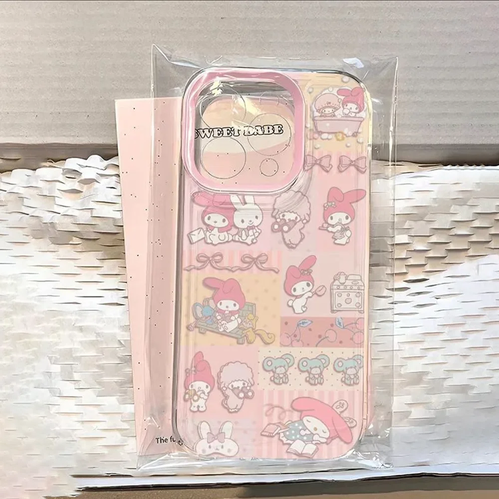 Bonita funda de teléfono Melodys para iPhone 16 16e 15 14 13 12 11 Mini Pro Max X XR XSMax 7 8 Plus, funda trasera transparente de TPU suave - imagen 3