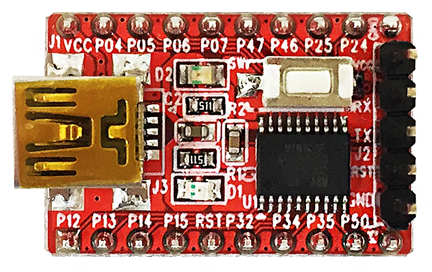 Enrollador de placa adaptadora NuDip Mini de un solo chip Cortex-M