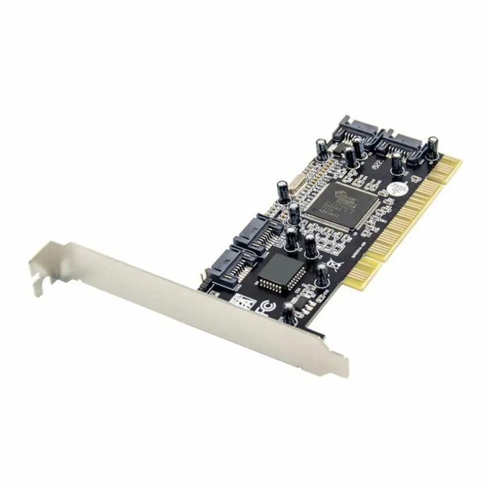 Tarjeta de expansión PCI, 4 puertos SATA Sil3114, Chipset, tarjeta de conversión RAID Sata, tarjeta de conversión PCI a SATA, venta al por mayor