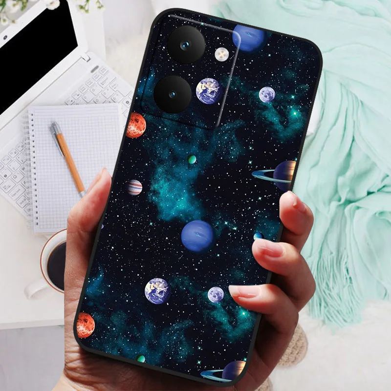 Para Realme P3 Ultra 5G funda RMX5030 León Lobo pintado silicona suave contraportada para Realme P3Ultra 5G funda protectora para teléfono - imagen 4