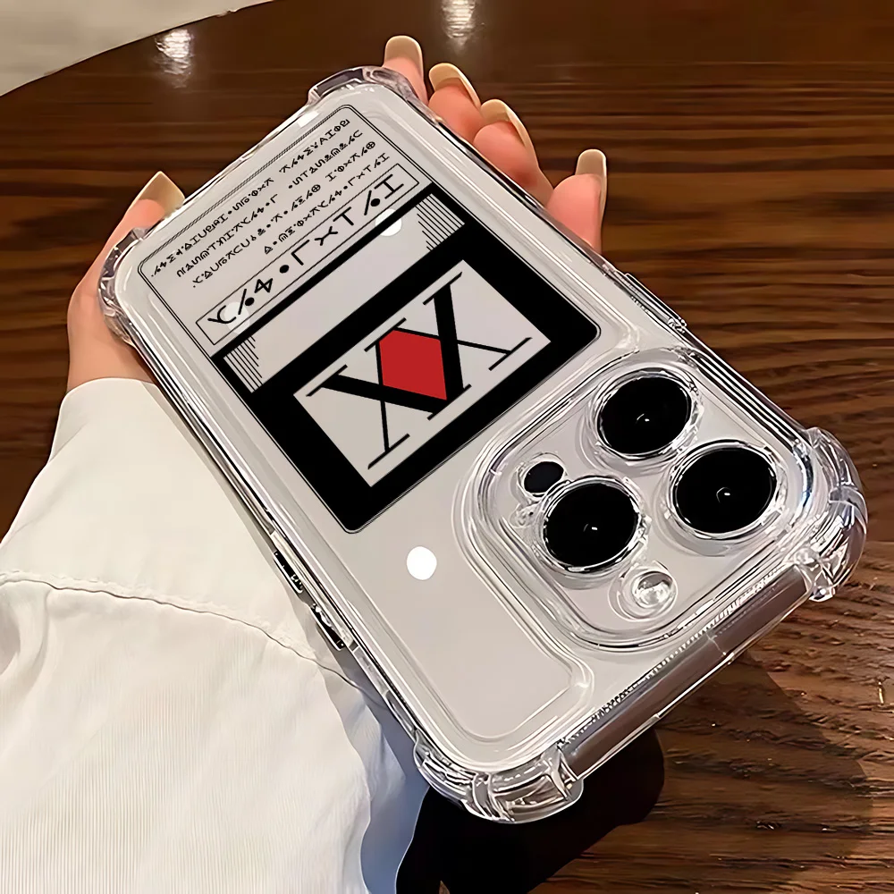 Funda de teléfono negra de Anime HUNTER×HUNTER para vivo V40 V30 V29 V27 V25 V23 Y02 Y50 Y76 Y38 Y28 Y78 Y36 Y27 Y35 Pro 4G 5G - imagen 4