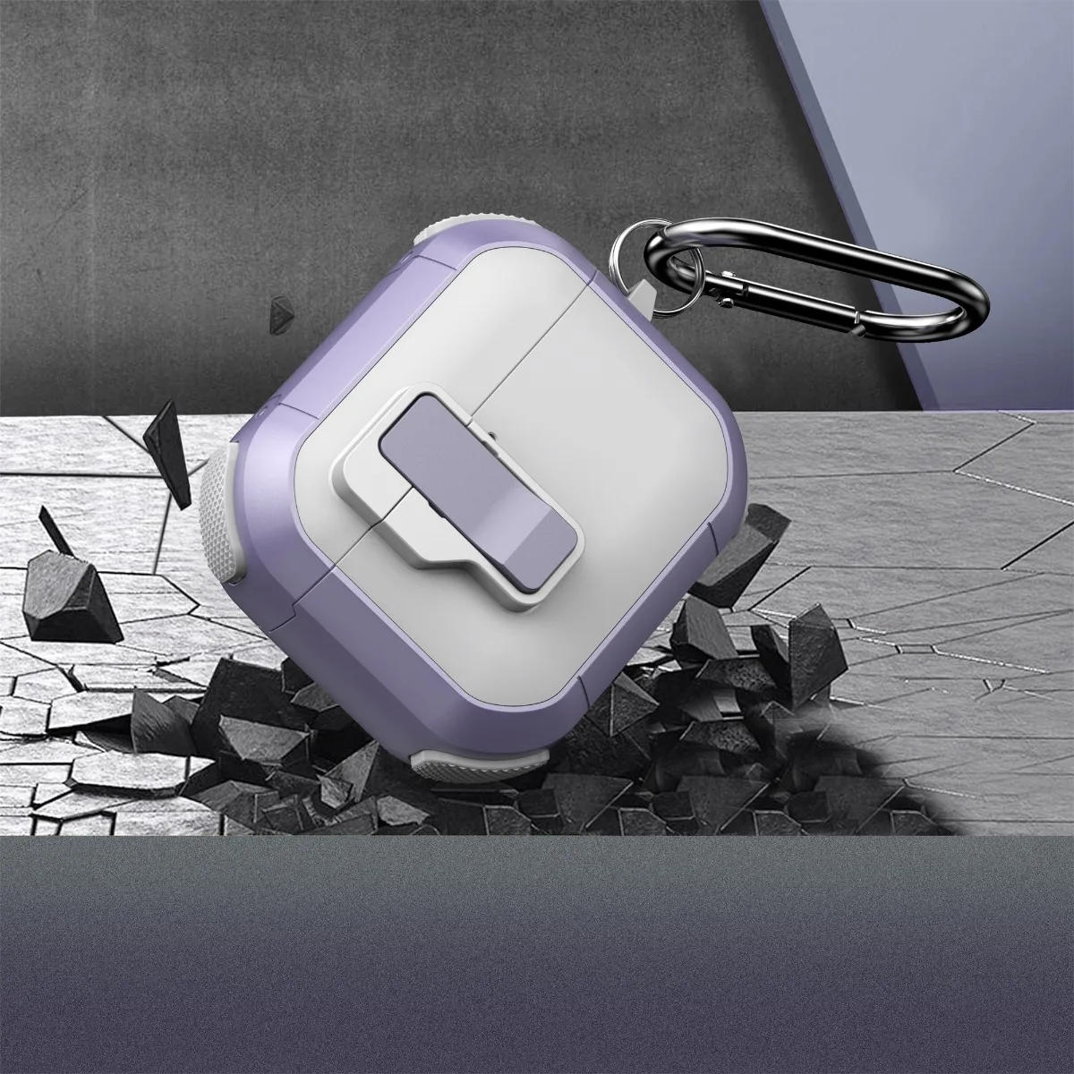 Funda con apertura de tapa magnética para AirPods 4, carcasa de bloqueo seguro, auriculares inalámbricos con Bluetooth para AirPods 1, 2, 3 Pro o Pro 2 - imagen 5