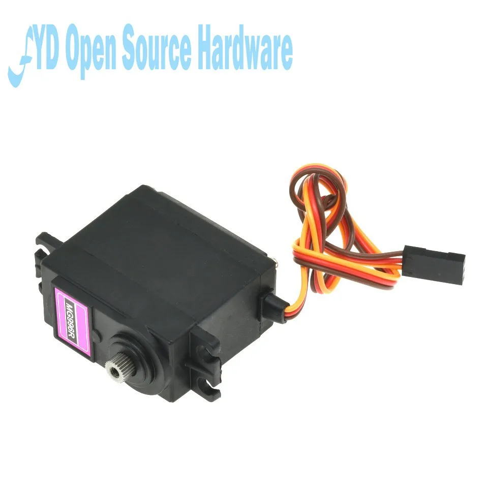 Engranaje de dirección estándar de Metal, Robot Digital de 180 ° y 360 °, 20KG, MG996R, MG946R, MG995 - imagen 4