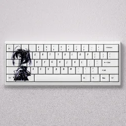 Teclas PBT Anime Takanashi Rikka – Sublimación Cereza Antidesgaste