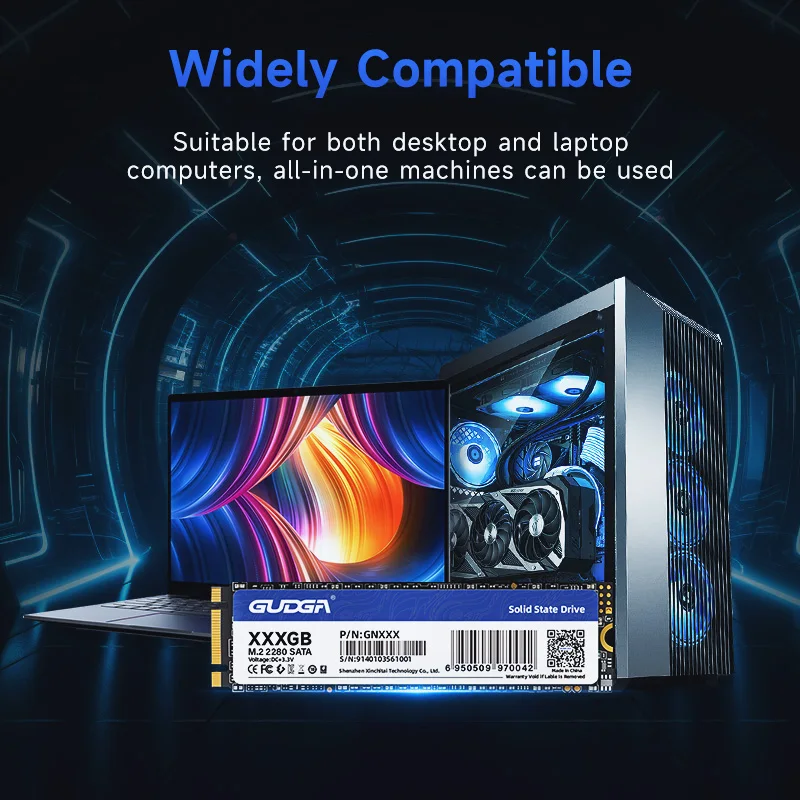 GUDGA SSD M.2 SATA 2280 – Disco Interno PC y Portátil - imagen 3