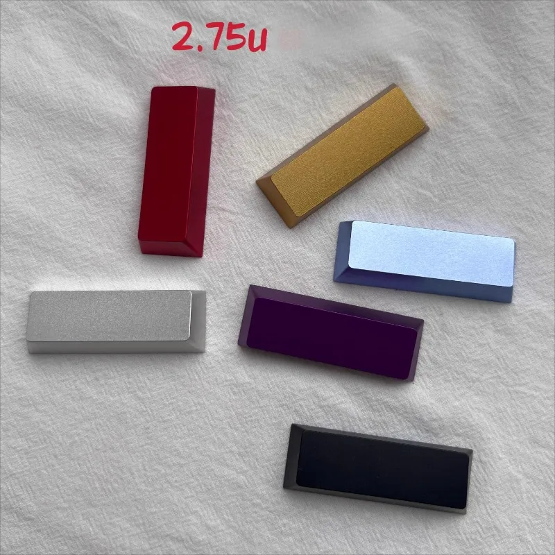 Teclas sencillas sin cortar, 2,75u, tecla de cambio derecho, aleación de aluminio, teclas personalizadas para teclado mecánico MX Cross, accesorios de regalo