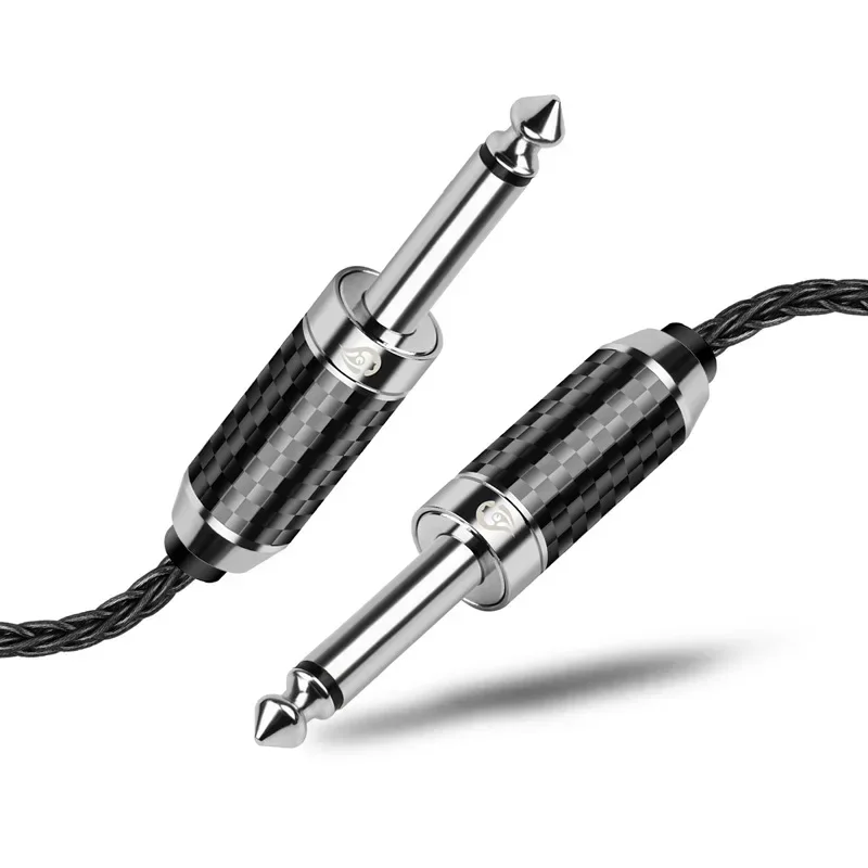 Adaptador de Audio para audiófilos, amplificador de auriculares, mezclador de micrófono AUX 6,35 Mono Jack 2/3, 6,3mm, macho, 6,5 polos - imagen 4