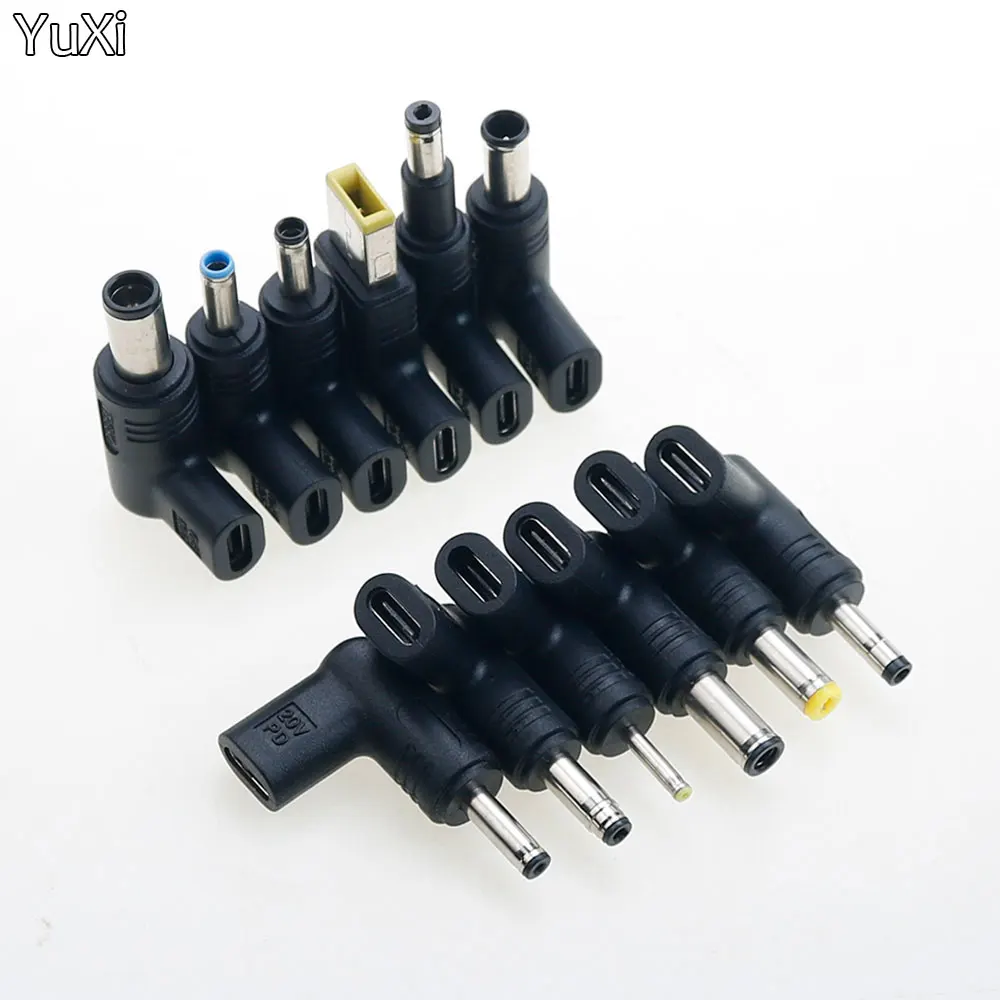 Convertidor de cargador Universal para ordenador portátil, conector adaptador de carga rápida, P D, 100W, tipo C, para Asus, Lenovo, Hp, Dell, Acer, Samsung