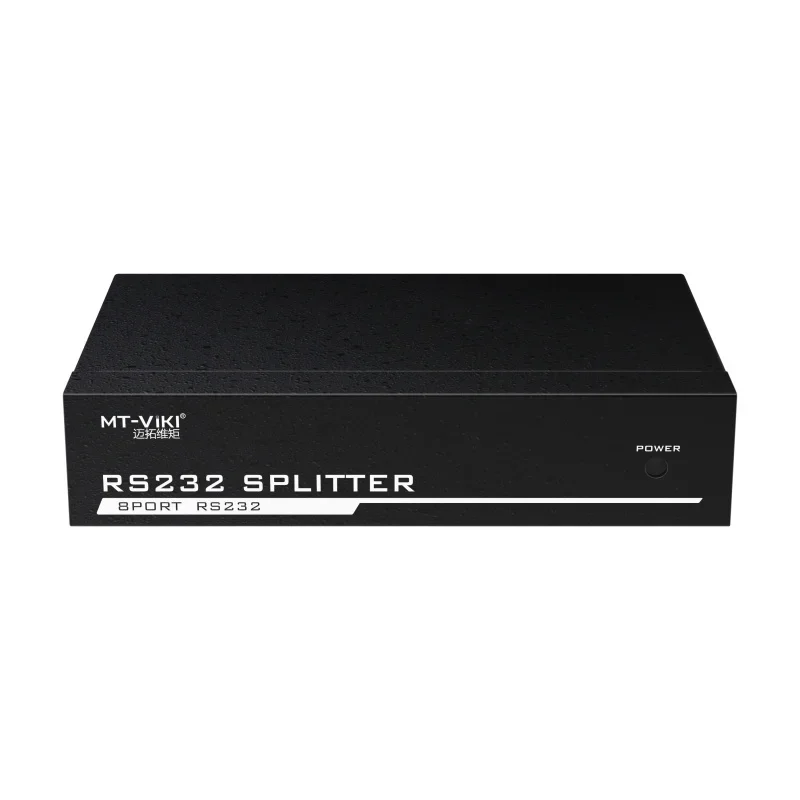 Divisor RS232 Divisor de 8 puertos DB9 Protocolo de transferencia de datos RS232 serie COM con adaptador de corriente Convertidor RS-232 hembra a macho - imagen 4