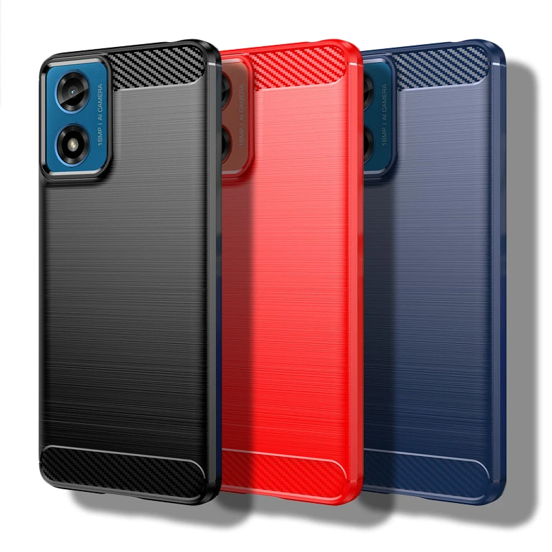 Para Motorola Moto G04 funda para Moto G04 4G funda 6,56 pulgadas a prueba de golpes parachoques protector de silicona suave para Motorola Moto G04 - imagen 2