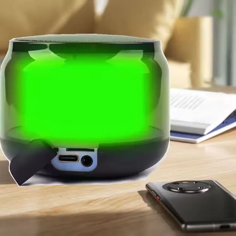 Nuevo Altavoz Bluetooth multifuncional, altavoz pequeño para coche de ciencia ficción de color brillante de alta vida - imagen 4