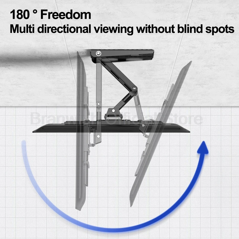 Soporte para Monitor de TV de 32-75 pulgadas, soporte de pared Max VESA, soporte de carga de 700x400mm, soporte de Pedestal para pata de estante de TV de 80kg - imagen 4
