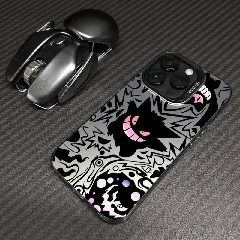 Pokemons Gengar Pocket Monster Anime Coque para Apple iPhone 17 16 14 15 13 11 Pro Max Plus 16E 17Air funda de teléfono a prueba de golpes - imagen 5
