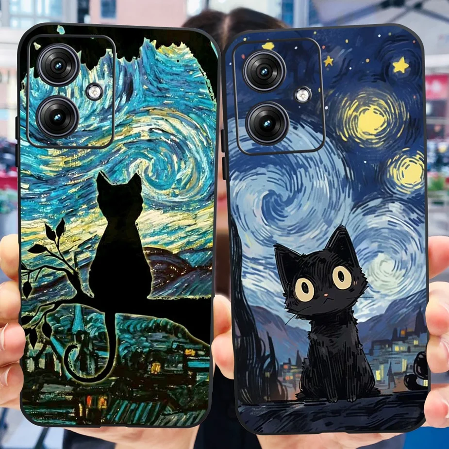 Funda de silicona blanda para Motorola Moto G54, cubierta pintada a la moda, XT2343-1, bolsas para Moto G84 G 54 MotoG54 MotoG84 - imagen 3