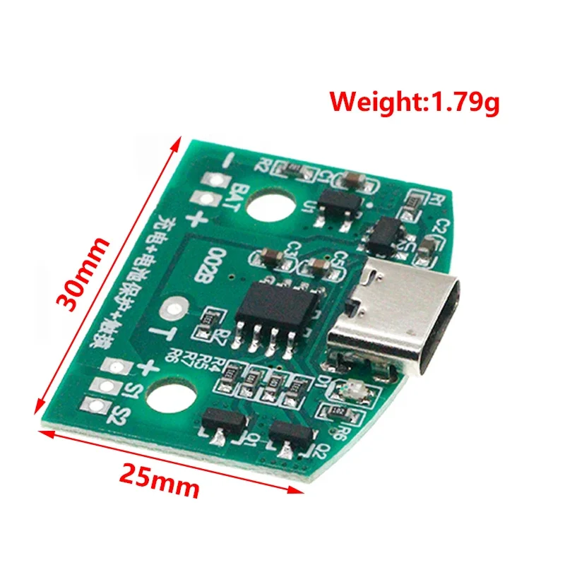 Placa de circuito de lámpara de mesa tipo C, 8W, carga USB, tres engranajes, atenuación continua, Led táctil, módulo de Control de lámpara nocturna pequeña, 1/5/10 Uds. - imagen 2