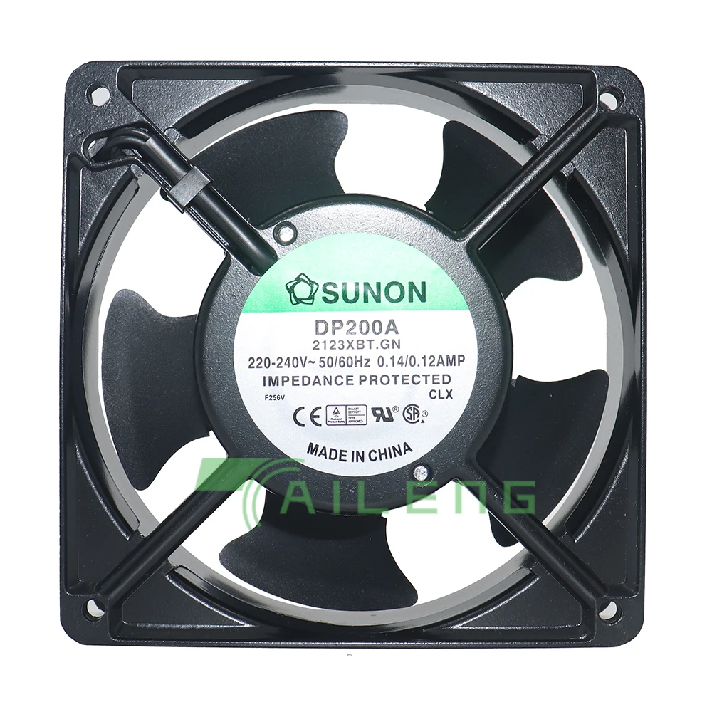Ventilador de CA 220V para Sunon DP200A P/N 2123XBT.GN 0.14A/0.12MP 12038 220V-240V 120*120*38mm ventilador de refrigeración de gabinete de caja industrial 120mm - imagen 5