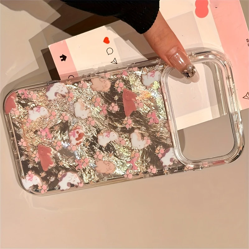 Funda de teléfono con diseño de vórtice de conejo y flores para iPhone 17 Pro Max 11 12 13 14 15 16 Pro 17 Air XS XR X 7 8 Plus, funda de silicona - imagen 4