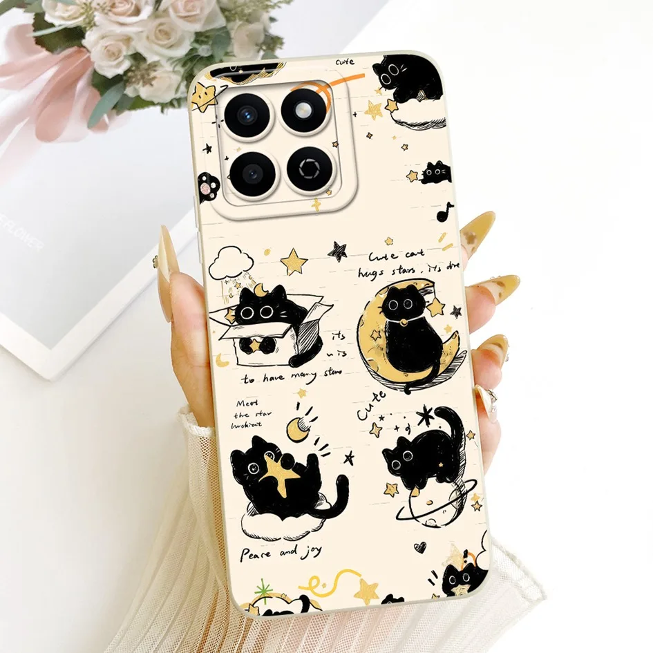 Funda para Honor X7c Funda trasera ALT-LX2 ALT-NX1 Popular Margarita flor Funda de silicona suave a prueba de golpes para Honor 200 Smart X 7C Shell - imagen 5