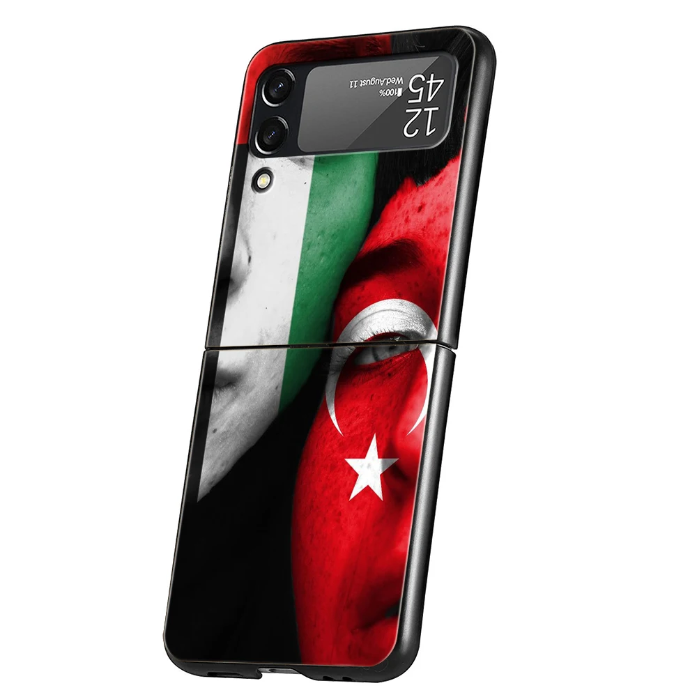 Funda de teléfono con pasaporte de Argelia para Samsung Galaxy Z Flip 3 4 5 6 7 PC plegable negro duro para Samsung Z Flip3 Flip4 Flip5 - imagen 5