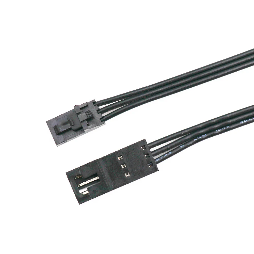 50cm Corsair RGB ventilador Hub iluminación nudo Commander Cable de extensión HD LL120 140 QL 3 pines a 4 pines Cables adaptadores convertidores - imagen 4