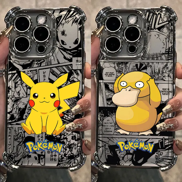 Funda de teléfono con revestimiento de Pikachues para Oppo A3x A3 A2 A98 A79 A78 A58 A38 A18 A97 A57 A76 A36 A96 A17 A55 A74 A54 A16 4G 5G