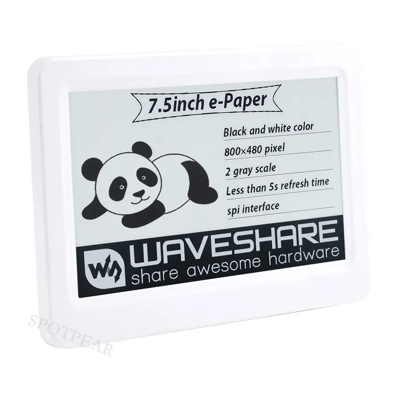Pantalla pasiva NFC e-paper V2 BW de 7,5 pulgadas, pantalla de tinta electrónica de 7,5 pulgadas, sin necesidad de batería, transferencia de datos alimentada por inalámbrica para aplicación móvil - imagen 2