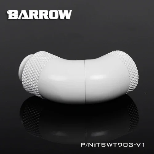 Barrow-extensor giratorio de 90 grados, accesorios de refrigeración por agua, TSWT903-V1, color blanco, negro y plateado - imagen 3