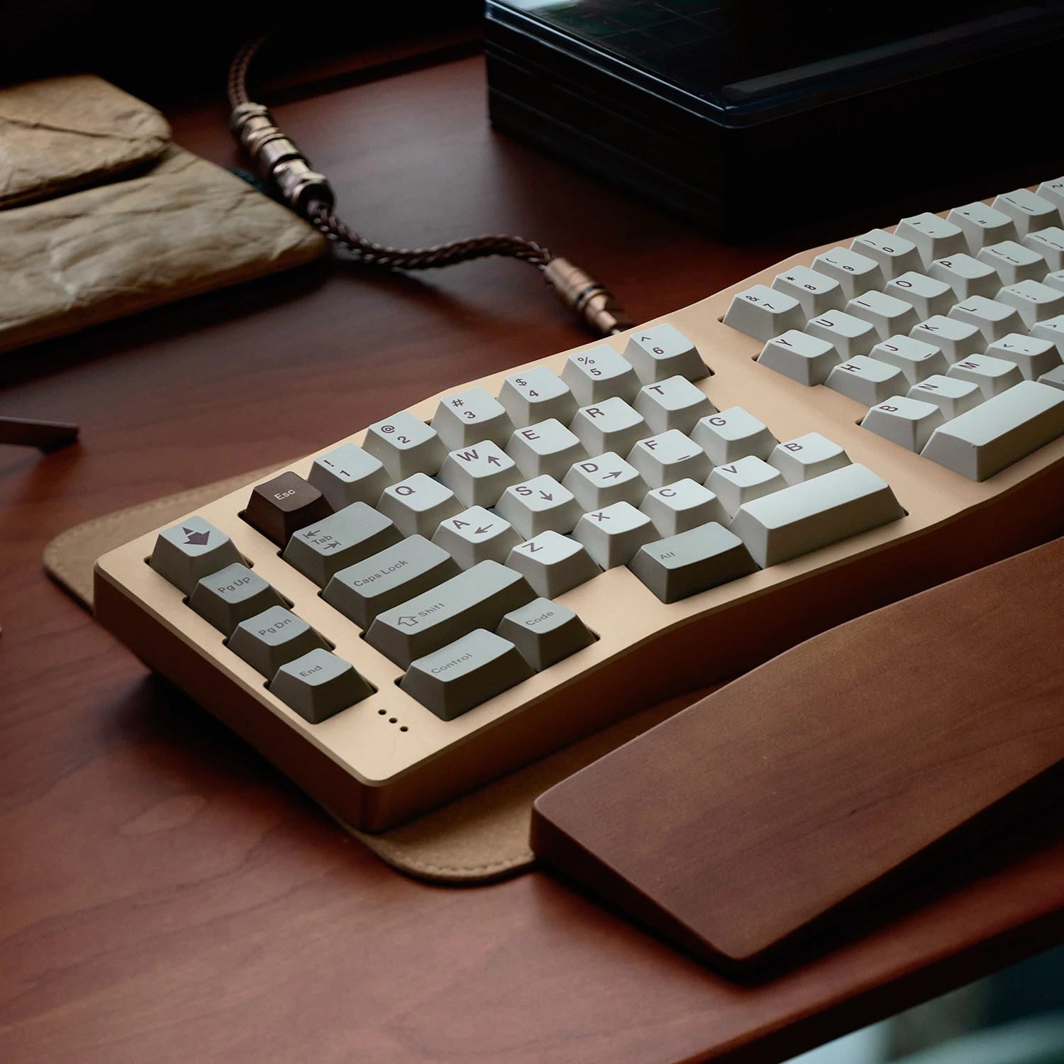 JKDK ‌ Teclas Retro Chocolate PBT Cherry Profile Dye-Sub para ANSI 100%/80%/60% Alice/WKL/Split BS/Stepped CapsLock - imagen 3